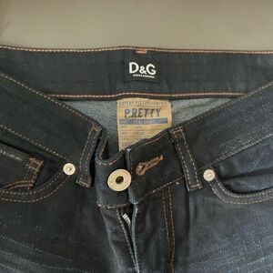 Size 26 skinny jeans Dolce and Gabbana. Dark blue